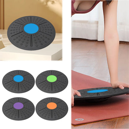Wobble Balance Board Yoga Swing Balance Board Non-Slip Balance Trainer Portable Stability Board for Kids Adults