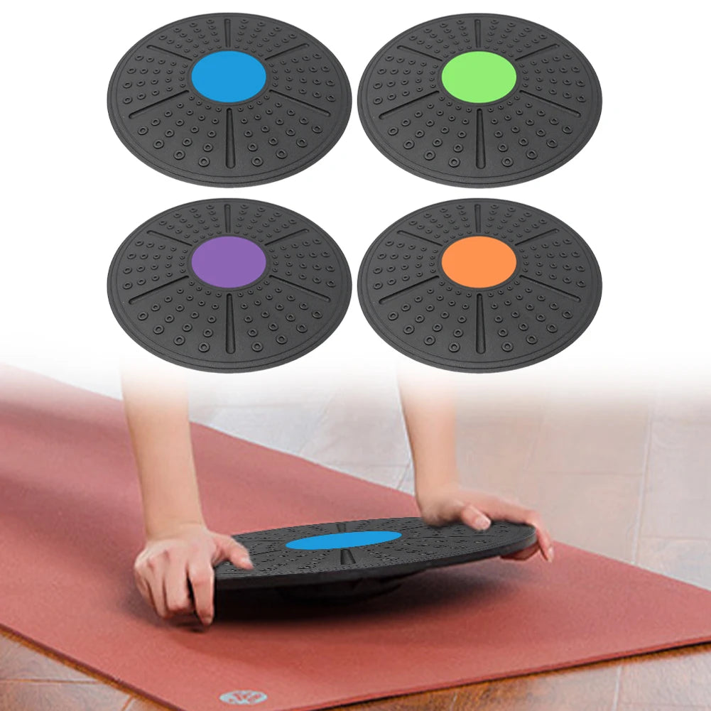 Wobble Balance Board Yoga Swing Balance Board Non-Slip Balance Trainer Portable Stability Board for Kids Adults