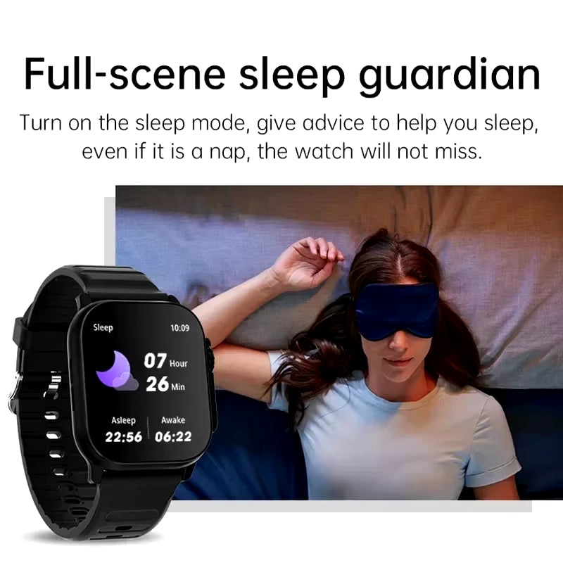 T900 Ultra Smartwatch - Bluetooth Talk, Message Alerts, Heart Rate Monitor & Sports Features for Android & iOS - Perfect for Men & Women