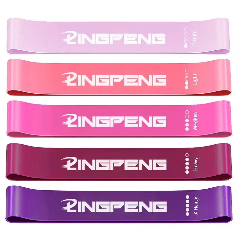Resistance Bands for Yoga and Fitness Training - Elastic Loop Stretch Bands for Hip, Leg, and Squat Exercises