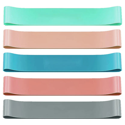 Resistance Bands for Yoga and Fitness Training - Elastic Loop Stretch Bands for Hip, Leg, and Squat Exercises
