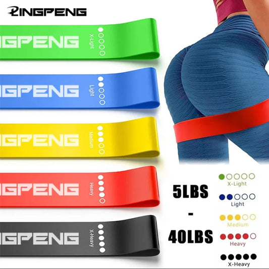 Resistance Bands for Yoga and Fitness Training - Elastic Loop Stretch Bands for Hip, Leg, and Squat Exercises